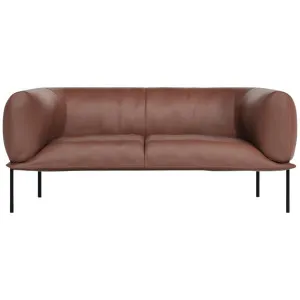 Molinari Rondo 2 Seater Max Sofa - Club Leather Brown RDO2SFL4C072 by null, a Sofas for sale on Style Sourcebook