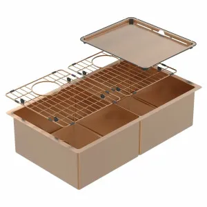 Abey Piazza Double Bowl Sink CR340DCO by Abey, a Kitchen Sinks for sale on Style Sourcebook