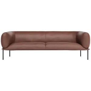 Molinari Rondo 3 Seater Max Sofa - Club Leather Brown RDO3SFML4C072 by null, a Sofas for sale on Style Sourcebook
