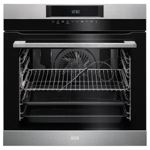 AEG 60cm SenseCook Pyrolytic Built-In Oven - Stainless Steel BPK742320M by AEG, a Ovens for sale on Style Sourcebook