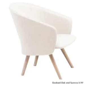 De La Espada Saia Lounge Chair in Ash Timber - Upholstery Range A - 407AA by null, a Chairs for sale on Style Sourcebook