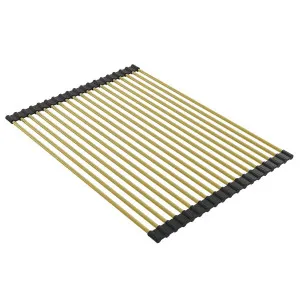 Turner Hastings Turner and Hastings 47x32 Sink Roller Mat Drainer Brushed Brass RM4332-BB by Turner Hastings, a Kitchen Sinks for sale on Style Sourcebook