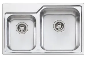 Oliveri Nu-Petite 1 and 3/4 Topmount Bowl Sink NP616NTH by Oliveri, a Kitchen Sinks for sale on Style Sourcebook