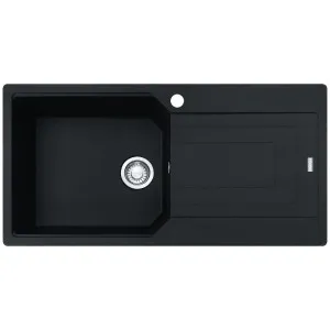 Franke Urban 1000mm Single Bowl Topmount Sink with Right Hand Drainer - Onyx UBG611-100ONRHD by Franke, a Kitchen Sinks for sale on Style Sourcebook