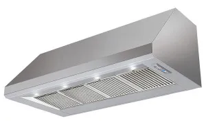 Smeg 120cm Classic Aesthetic BBQ Rangehood SBQ48X-1 by Smeg, a Rangehoods for sale on Style Sourcebook