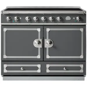 La Cornue Cornufe 110cm Induction Freestanding Oven Graphite with Brushed Nickel CFE110EIGR-N by La Cornue, a Cooktops for sale on Style Sourcebook