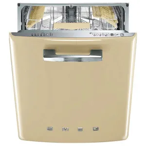 Smeg 60cm FAB Retro Built-in Dishwasher - Cream DWIFABP2 by Smeg, a Dishwashers for sale on Style Sourcebook
