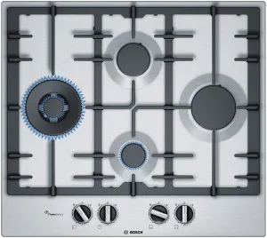 Bosch 60cm Series 6 Stainless Steel Gas Cooktop PCI6A5B90A by null, a Cooktops for sale on Style Sourcebook