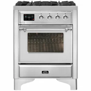 ILVE Majestic 70cm Freestanding Dual Fuel Oven M07DNE3SSC by null, a Ovens for sale on Style Sourcebook