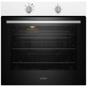 Chef 60cm Multi Function White Fan Forced Electric Built-In Oven CVE612WB by null, a Ovens for sale on Style Sourcebook