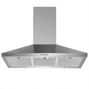 Schweigen 90cm Wallmount Canopy Rangehood Stainless Steel TRI-900 by null, a Rangehoods for sale on Style Sourcebook