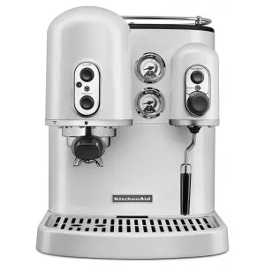 KitchenAid Espresso Machine Frosted Pearl 5KES2102AFP by null, a Espresso Machines for sale on Style Sourcebook
