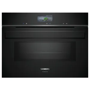 Siemens iQ700 Built-In Compact Oven with Microwave Function - Black CM976GMB1B by null, a Ovens for sale on Style Sourcebook