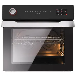 ILVE 76cm Panoramagic Series Built-in Oven Matte Black OV30PMT3MK by null, a Ovens for sale on Style Sourcebook