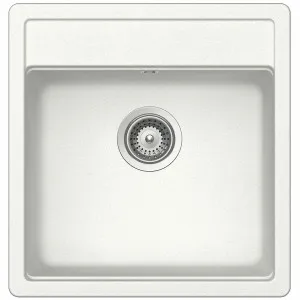 Abey Schock Nemo Small Single Sink Bowl Alpina NE100S-W by null, a Kitchen Sinks for sale on Style Sourcebook