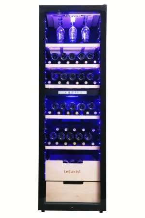 LeCavist Cuvee Rothschild 226 Bottle Dual Zone Wine Fridge LCS230VN2Z1D by null, a Wine Fridges for sale on Style Sourcebook