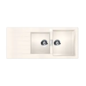 Abey Schock Signus 1& 3/4 Right Hand Bowl Sink with 1 Taphole - Polaris D200WR by null, a Kitchen Sinks for sale on Style Sourcebook