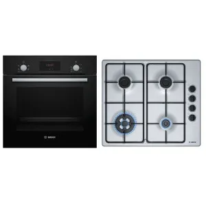Bosch Serie 2 Oven and Gas Cooktop Pack HBF134EB0APBH6B5B80A by null, a Ovens for sale on Style Sourcebook