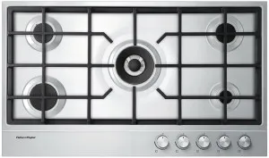 Fisher & Paykel Series 7 90cm Natural Gas Cooktop Stainless Steel CG905DX1 by null, a Cooktops for sale on Style Sourcebook