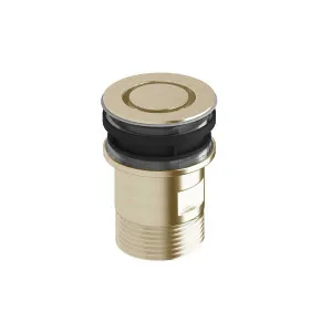 Sussex Taps Bath Plug and Waste LUXPVD® Brushed Platinum Gold SXBHPW-63 by null, a Kitchen Taps & Mixers for sale on Style Sourcebook