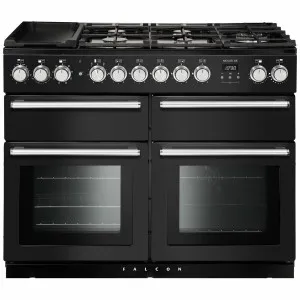 Falcon 110cm Nexus SE Freestanding Dual Fuel Oven/Stove Charcoal Black and Chrome NEXSE110DFCBCH by null, a Cooktops for sale on Style Sourcebook