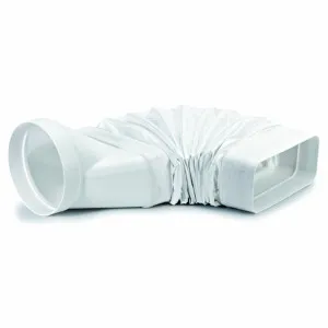 V-ZUG Round To Flat Flex Elbow Adaptor 1012787 by null, a Rangehoods for sale on Style Sourcebook