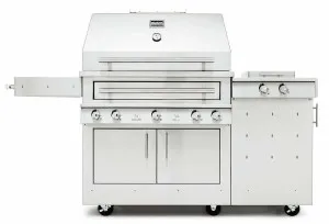 Kalamazoo NG 304 Hybrid Fire Freestanding Grill w/ Side Burner K750HS-AU-NG-S4 by Kalamazoo, a BBQs for sale on Style Sourcebook