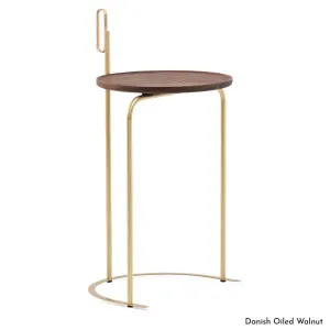 De La Espada Handle Side Table - Walnut 790W by null, a Side Table for sale on Style Sourcebook