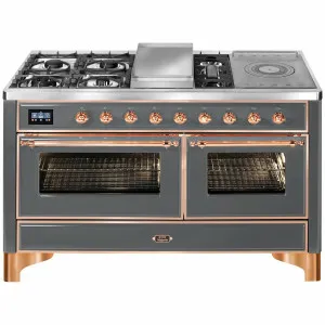 ILVE 150cm Majestic Freestanding Oven with Tepanyaki and Simmer Plate M15FSDNE3BGP by null, a Cooktops for sale on Style Sourcebook