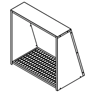 Qasair Wall Vent Cover 250 Square Twin Motor Ducting WVC250SQ by null, a Rangehoods for sale on Style Sourcebook