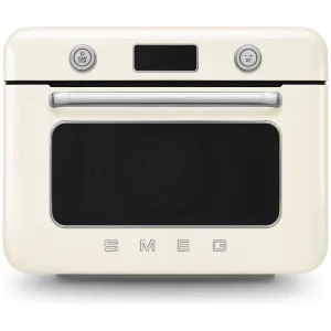 Smeg Retro Style Benchtop Combi-Steam Oven Cream COF01CRAU by null, a Ovens for sale on Style Sourcebook