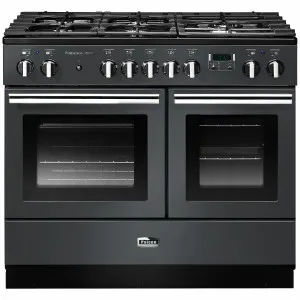Falcon 100cm Professional FX Freestanding Dual Fuel Oven/Stove Slate and Chrome PROPL100FXDFSL-CH by Falcon, a Cooktops for sale on Style Sourcebook