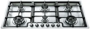 Smeg 90cm Classic Aesthetic Natural Gas Cooktop PGA96 by Smeg, a Cooktops for sale on Style Sourcebook