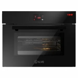 ILVE 60cm Professional Plus Built-In Black Oven 645SZTCT4BK by null, a Ovens for sale on Style Sourcebook