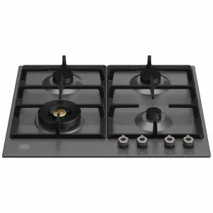 Bertazzoni 60cm Professional Series Matte Black Natural Gas Cooktop P604LPRONE by null, a Cooktops for sale on Style Sourcebook