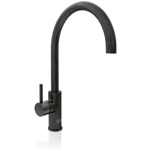 Billi Home Round Gooseneck Mixer Tap - Gun Metal 991600GGM by null, a Kitchen Taps & Mixers for sale on Style Sourcebook