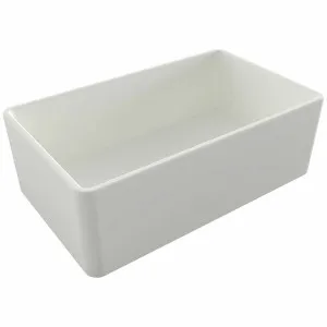 Turner Hastings Novi 75 x 46 Fine Fireclay Single Bowl Butler Sink Matte White NO753FS-MW by null, a Kitchen Sinks for sale on Style Sourcebook