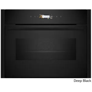 NEFF 45cm Compact Oven with Microwave Deep Black C29MR21Y0B-DB by null, a Ovens for sale on Style Sourcebook