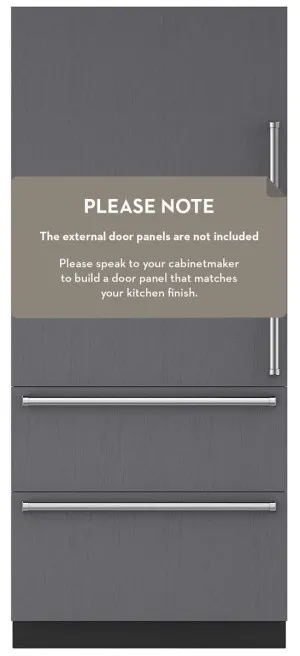 Sub-Zero 540L Integrated Bottom Mount Fridge with Internal Dispenser & Ice Maker ICBIT36CIIDLH by null, a Refrigerators, Freezers for sale on Style Sourcebook