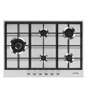Smeg 72cm Linea Gas Cooktop PX175LAU by null, a Cooktops for sale on Style Sourcebook