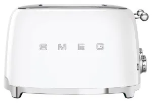 Smeg 50's Style 4 Slice Toaster White TSF03WHAU by null, a Small Kitchen Appliances for sale on Style Sourcebook