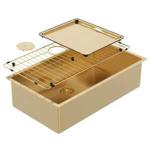 Abey Piazza Large Single Bowl Eureka Gold CR720G by null, a Kitchen Sinks for sale on Style Sourcebook