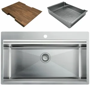 Artinox Layer 86 Workstation Sink with Accessories LACCBRP086 by null, a Kitchen Sinks for sale on Style Sourcebook