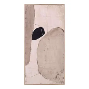 Balanced Curves 1 Box Framed Canvas in 70 x 140cm by OZ Design, a Painted Canvases for sale on Style Sourcebook