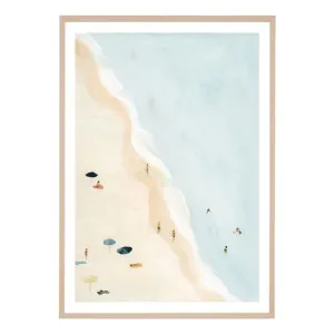 Bondi Beachgoers Framed Print in 45 x 62cm by OZ Design, a Prints for sale on Style Sourcebook