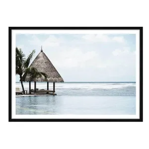 Water Villa Framed Print in 84 x 61cm by OZ Design, a Prints for sale on Style Sourcebook