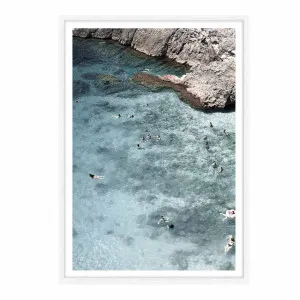 Ocean Bliss Blu Framed Print in 103 x 143cm by OZ Design, a Prints for sale on Style Sourcebook