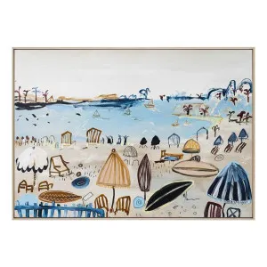 Emily Bay Box Framed Canvas in 164 x 117cm by OZ Design, a Painted Canvases for sale on Style Sourcebook