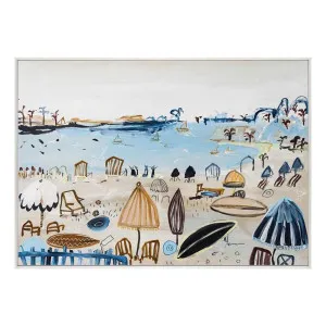 Emily Bay Box Framed Canvas in 117 x 83cm by OZ Design, a Painted Canvases for sale on Style Sourcebook