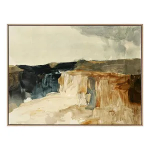 Cliffside Box Framed Canvas in 163 x 123cm by OZ Design, a Painted Canvases for sale on Style Sourcebook